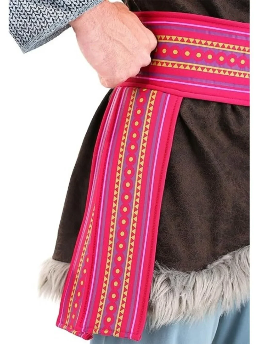 Disney Frozen Kristoff Deluxe Costume Prince Disguise Halloween Adult Mens L/XL